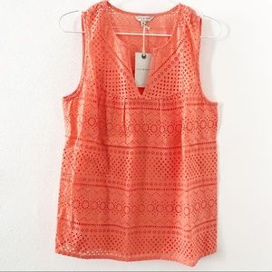 Lucky Brand Eyelet Tank-Small